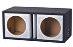 Atrend 10DVR - White Dual 10 Vented White Carbon Fiber Custom Subwoofer Box