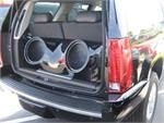 SAATI212SUV Dual 12 Universal SUV Custom Fiberglass Subwoofer Box, Behind 3rd Row Escalade, Yukon, Tahoe, Expedition, Armada