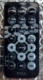 Boss Audio RC440-S6B-CR Mini A/V Remote Control