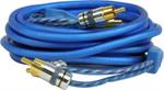 DB LINK EST12Z Elite Soft Touch 12 ft 2 Channel Triple Shielded RCA Cable with Metal Ends