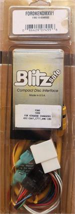 BlitzSafe FORDKEN DMX V1 1999-up Factory Ford To Kenwood CD Changer Interface