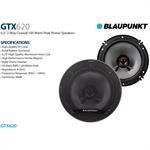 Blaupunkt GTX620 6.5 2-Way 50W RMS Coaxial Speakers 100W Max (Pair)