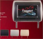 Farenheit HR-71CC 7 LCD Universal Headrest with Changeable Color Skins Grey/Beige/Black