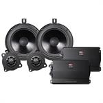 MB Quart MBQJK-STG2AH-1 800 Watt STAGE 2 2007-2018 Jeep Wrangler (JK) Tuned Two Speakers System Upgrade for Aftermarket Source Unit