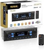 SSL ML43B Single-DIN, MECH-LESS Media Receiver with Bluetooth