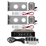 Earthquake MQB-HTK2 Bass Shaker Kit with XJ-300ST Amplifier and 2x MQB-1 Bass Shakers / Transducers