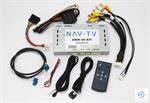NAV-TV NTV-KIT174 BMW09 kit allows the user to add up to 3 video inputs and a backup camera input to the factory media screen in select 2009-2013 BMW