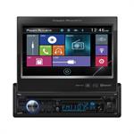 Power Acoustik PD-724B Single DIN DVD, CD/MP3, AM/FM Receiver w/ Bluetooth V4.0 & Motorized 7 LCD