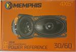 Memphis Power Reference PRX46 4x6 Inch 30W RMS 2 Way Coaxial Speakers 4 Ohm PAIR