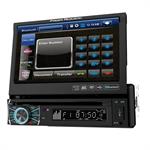 Power Acoustik PTID-8920B 7 Single DIN Motorized Touchscreen Fully Motorized DVD, CD w/ Bluetooth & Android PhoneLink