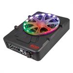 Power Acoustik PUB-8L 600W Powered Enclosure w/ 8 Subwoofer & RGB LED Lighting