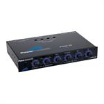 Power Acoustik PWM-20 4 Band 1/2 DIN Equalizer 8V RCA Output