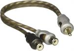Rockford Fosgate RFIY-1M Twisted Pair Y-Adapter 1 Male To 2 Female