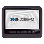Soundstream SHAD-9H Universal Headrest Bracket Mounted DVD Player w/ MobileLink Smartphone Mirroring, 9 LCD