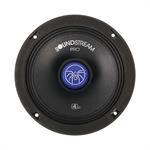 Soundstream SM.650PRO 6.5 Inch 125W RMS Pro Audio Midrange Speakers 250W Max 4 OHM 4 Color Caps PAIR