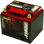 STINGER SPP1200 Power 2 1,200 Amp 44Ah High Output Battery, Metal Case with Brass Terminal Posts