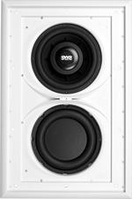 Earthquake IW-SUB10 THOR Dual 10 Inch Shallow Mount In-Wall Subwoofer with Passive 10 Inch SLAP Passive Radiator