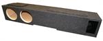 Atrend U-8DV Dual Vented 8 Subwoofer Box for 2007-2023 GM Crew Cab Carpeted