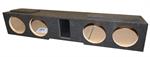 Atrend U-8DV QUAD Vented 8 Subwoofer Box for 2007-2023 GM Crew Cab Carpeted