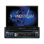 SoundStream VR-720B Single DIN 7 Flip Out DVD Receiver with Bluetooth, USB and AUX