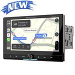 Soundstream VRCPAA-106FW 10.6 Inch Double DIN DVD Head Unit with Bluetooth, Apple CarPlay, Android Auto, and Floating Touch Screen 4V RCA Outputs