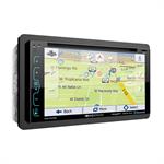 Power Acoustik VRN-65HXB 6.2 2 Din DVD / CD Navigation Receiver with Bluetooth USB & Aux Inputs. Sirius Ready