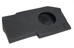 Atrend AFG-201-10 Single 10 Sealed Fiberglass Black Carpet Covered - Fits 2002 - 2018 Dodge Ram Quad Cab