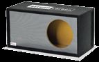 Atrend 12LSVB - Black 12 Single Vented SPL - Black Carbon Fiber Custom Subwoofer Box