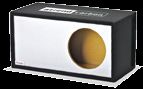 Atrend 10LSVB - White 10 Inch Single Vented SPL - White Carbon Fiber Custom Subwoofer Box