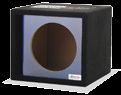 Atrend 10SVR - BLUE Single 10 Vented Blue Carbon Fiber Subwoofer Box