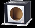 Atrend 10SVR - BRUSHED Single 10 Vented Brushed Aluminum Subwoofer Box
