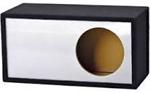 Atrend 15LSVB - White 15 Single Vented SPL - White Carbon Fiber Custom Subwoofer Box