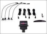Crimestopper CA-5014.MBS BackStopper LED Digital Top Mount Display Reverse / Backup System with 4 Metal Bumper Sensors