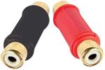 DB LINK BF103 Female to Female Gold RCA Barrel Connectors 2 pk