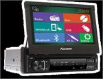 Farenheit TI-720HB Mobile 8 Single DIN Flip Up 7 LCD / DVD AV Receiver with Mobile Link MHL Input / SD / USB and Bluetooth 2.0 + A2DP