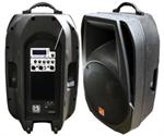 Mr DJ PM-4015MP3 2 Way Portable 15 Amplified Speaker with MP3 / SD / USB / EQ / FM Radio Player Ready Built in , LCD Display & Remote Control