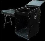 MR DJ CASE-6000BK Portable Rack / Coffin Workstation Case 1 Sided with Black Trim