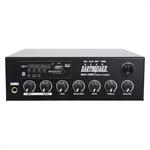 Earthquake MXA-100BT 1x60W RMS at 4-8Ohm / 70V / 100V Professional Mixer with USB / SD Media Player, Bluetooth V5.2, and FM Tuner 200W Max