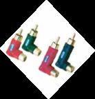XScorpion RAS-RB Short Right Angle RCA Connector