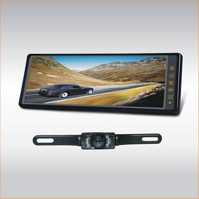 TView RV-102C 10.2 Inch LCD REAR VIEW MIRROR MONITOR WITH A BACK UP LICENSE PLATE WITH NIGHT VISON & WATER PROOF