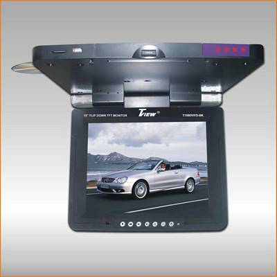 TView T159DVFD-GR 15 Inch FLIP DOWN W/DVD USB AND SD READER GRAY