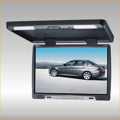 TView T176IR 17 Inch FLIP DOWN TFT LCD MONITOR WITH BUILT-IN IR TRANSMITTER, LIGHTS, REMOTE