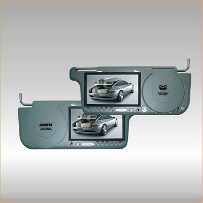 TView T700SVD-GR 7 Inch TFT SUNVISOR Monitor W/BUILT IN DVD PLAYER + SPEAKERS Grey