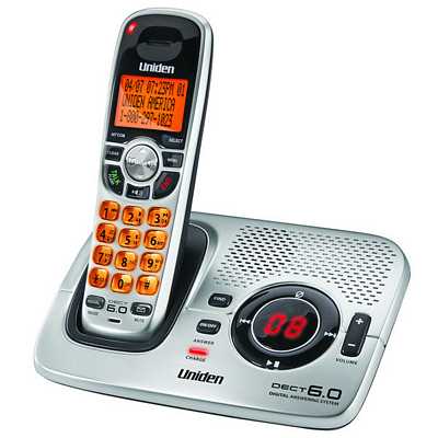 Uniden DECT1580 Dect 6.0 Expandable Cordless Telephone With Digital Answering System And Caller ID