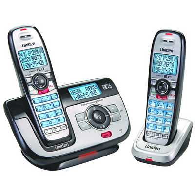 Uniden DECT2180-2 Dect 6.0 Expandable Cordless Telephone With Digital Answering System And Caller ID - 2 Handsets