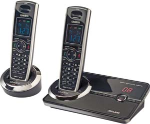 Uniden DECT3080-2 Expandable Cordless Telephone with Digital Answering System, Caller ID, 2 Handsets