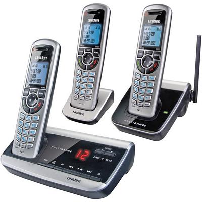 Uniden DECT3380-3R DECT 6.0 MultiRange Cordless Telephone With Digital Answering System