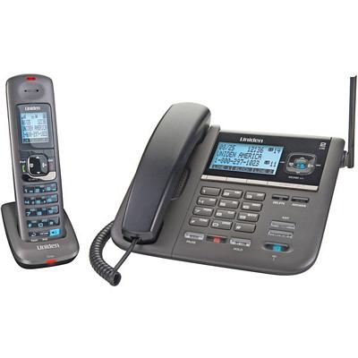 Uniden DECT4096 Dect 6.0 2-Line Expandable Corded/Cordless Telephone With Digital Answering System And Caller ID - 1 Handset 