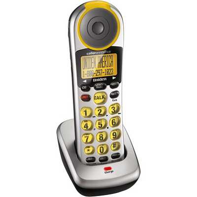 Uniden EZ-X290 Cordless Phone With Big Button And Caller ID Expansion Handset
