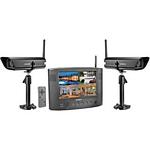 Uniden UDW20055 7 Inch Wireless Security Surveillance System with 2 Cameras